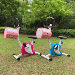 Rower treningowy z funkcją baniek mydlanych