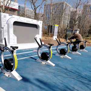 Interaktywna gra "Jazda na rowerze" 2 rowery